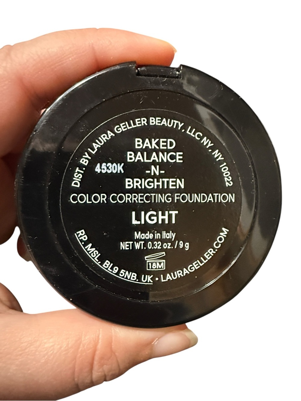 Laura Geller Baked Balance N Brighten Color Correcting Foundation Light New - Picture 3 of 3